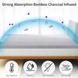 4 Inch Mattress Topper Full,Gel Memory Foam Mattress Topper Double Bed Topper for Soft & Cooling B2716P331420