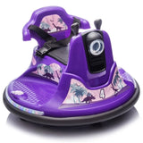 12V Kids Ride On Bumper car W/Parents control,Rotate 360 degrees,Two-handed switch for direction W1578P235079