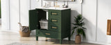 30" Bathroom Vanity in Green, Modern Bathroom Cabinet Sink Combo Set, Bathroom Storage Cabinet 29442189