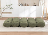 Adjustable Floor Sofa, Corduroy Lazy Sofa with Adjustable Straps for Versatile Configurations, W1170P365608