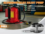 Air Hydraulic Bottle Jack 12 Ton 26455 LBS 10.2-20.1in Lift Range Heavy Duty Pneumatic Manual Pump W2680P497446