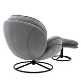 Accent chair TV Chair Living room Chair Grey with ottoman W676P232257