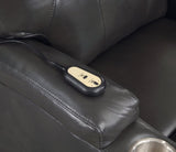Gunmetal 2-Cup Holder Power Lift Recliner B062P215440