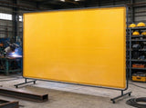 Welding Screen with Frame, 6' x 8' Welding Curtain Screen 18299962