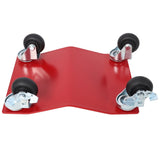4PACK 2500lbs Capacity Professional Steel Vehicle Dollies,Heavy Duty Wheel Dolly,Car Dolly,Steel W465P262029