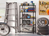 5-Tier Heavy-Duty Metal Wire Shelving, 750 LBS Total Load with Multi-Grade Per Shelf Capacity for 72746903