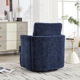 Vanity Chair,Swivel Accent Chair, 360 Degree Round Swivel Barrel Chair, Upholstered Comfy Swivel W2120P322757