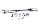 32"GM Steering Column Tilt Auto No Key Universal W/ 9 Holes Wheel Adapter Chrome 28276151