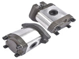 2x Hydraulic Gear Pump Cast Iron Counter-Clockwise & Clockwise 3/4" Keyed Shaft 55431081