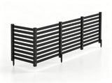 4Panel Solid Fir Wood Outdoor Privacy Screen, NoDig AC Unit Cover Fence with Ground Stakes, 25830153