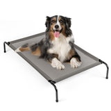 ZNTS 50"D x 31"W x 8"H Dog Bed Gray 69550777