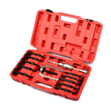 ZNTS 16pcs Blind Hole Pilot Internal Extractor/Remover Bearing Puller Set W/ Red Case 57036071