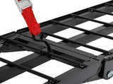 9ft Aluminum Plate Folding ATV Loading Ramp Black Pair Truck Trailer 1200 lbs 03466389