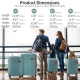 4 Piece Luggage Set Suitcase Set, ABS Hard Shell Lightweight Expandable Travel Luggage with 4 PP313145AAC