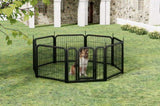 ZNTS Dog Playpen Outdoor, 8 Panel Dog Fence 31.'' Pet Pen for Small Dogs Pet Exercise Pen for W1162P189319