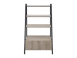 4 Tier Bookcase Bookshelf with Cabinet for Bedroom, Living Room, Office 31274658