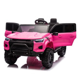 24V10A Two-seater Kids Ride On Electric Pickup, kids ride on toy W/parents remote control,4WD 800W W1578P196861