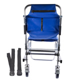 Foldable Lightweight EMS Stair Chair with Brake, Medical Emergency Evacuation Lifting Climbing 70169544