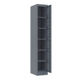 Metal garage storage cabinet, six separate storage compartments - 70.98-inch steel lock cabinet, W396P305874