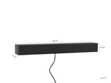 Floating TV Stand,Wall Mounted TV Shelf with Led Lights & Power Outlet,Fluted TV Cabinet for tv W1321P462645