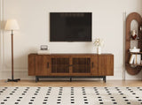 78" TV Stand for TVs Up to 85", TV Console for Living Room, Media Console with Soft-Closing Hinges, N710P510677P