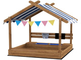 Wooden Sandbox, for 3-7 Years Old Kids 47433319