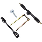 Steering Wheel Parts Assembly 110cc Tie Rod Rack Adjustable Shaft fit Go Kart 30534933