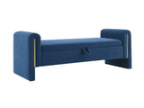 Modern Teddy Bed End Bench with Arms and Storage,Upholstered Large Foot Rest Stool, Comfy Window W2671P303032