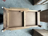 Rustic Natural Aged Brown Solid Wood Transitional Storage Cabinet 31.89" Wide Vintage-Style W808P245584