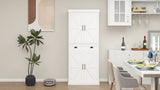 71" Kitchen Pantry Storage Cabinet with 4 Doors,1 Drawer, 2 Adjustable Shelves, 85094334