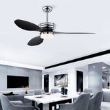 ZNTS 52'' ABS Ceiling Fan with Lights and DC Remote, DC Motor Modern Ceiling Fan with 3 ABS Fan W1592P162701