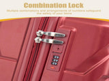 28 Inch ABS Hard Shell Large Travel Checked Luggage - Scratch Resistant Surface Four W2787P437259