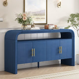 U_STYLE Elegant Console Table with Treated Fir Veneer,Suitable For Entryway, Hallway, Living Room, N711P216233V