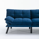 Navy Blue Convertible Folding Modern sofa Bed W570124913