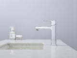 Chrome Single Hole Bathroom Faucet,Laundry Vanity Sink Faucet with Two 9/16" HosesUnable ship on 32303521