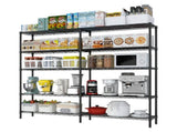 5-layer double row, freely adjustable layer spacing, with adjustable feet, display stand, iron, 62691632