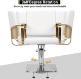 ZNTS Salon Chair Styling Barber Chair, Beauty Salon Spa Equipment with Heavy Duty Hydraulic Pump, 85018671