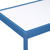 Gibson 3-Piece Dry Erase Kids Table & Two Chair Set, Dark Blue B022P174724