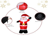 8ft with 4 String Lights Inflatable Garden Santa Claus Decoration 80509806