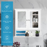 White bathroom cabinet with mirror 16483576