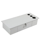 Classic Wall-Mounted Styling Station with Drawer and Tool Holes, Vanity Table, Dressing Table, W2181P156704