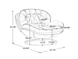 Accent chair TV Chair Living room Chair Beige sofa with Ottoman W676P232273