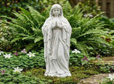 Virgin Mary Garden Statue 29.9 Inch, Weather-Resistant Magnesia Outdoor Sculpture, Religious Yard W3101P533550