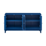 U_STYLE Sleek Storage Cabinet Sideboard Buffet with Vertical Line Design,Suitable for Study,Entrance N711P205933V