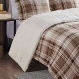 Full/Queen Plush to Sherpa Down Alternative Comforter Set B035100510