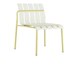 Summer - 4-Pack Modern Striped Color Block Chairs - Waterproof PP Seat & Sturdy Metal Legs, W3450P322877