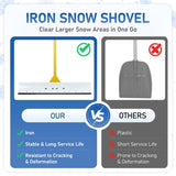 29in Wide Snow Pusher Shovel Plow Blade for Driveways, Sidewalks, Doorways & Decks, Hockey Rinks, 58980781
