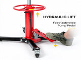 Transmission Jack, 1660 lbs 3/4-TonHydraulic 2-Stage High Lift Vertical Telescoping Floor Jack 12599906