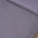 ARIANA KD WOOD CHAISE LOUNGE W/ CUSHION 57523.00GRY