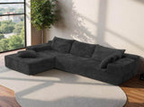 Modular Couch, Boneless Sofa for Living Room, Fluffy Comfy Couch with Deep Seat, Modular W3653P555773